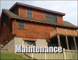  New Middletown, Ohio Log Home Maintenance